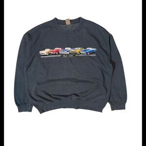 90s dark grey vintage car